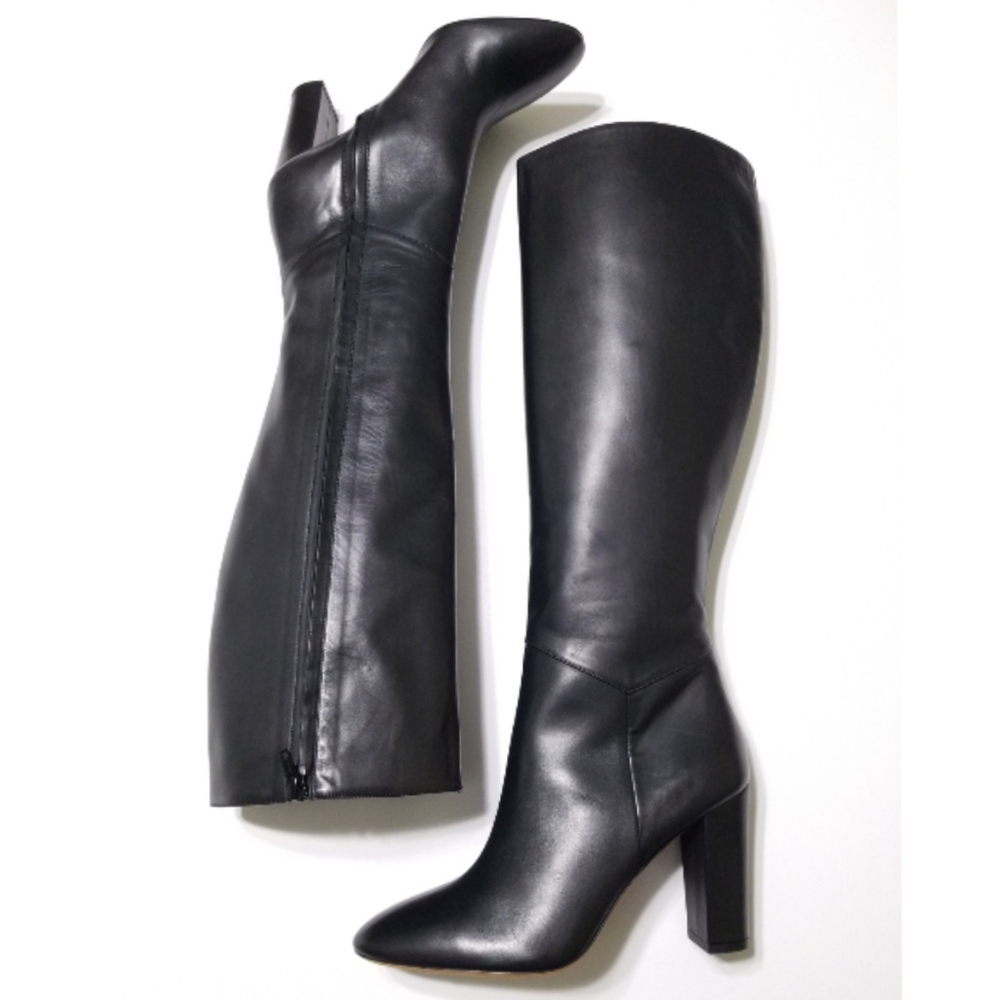NIB VINCE Vita‎ Leather Knee High Tall Boots in Black Size 8.5, 9, 9.5, 10 - Picture 3 of 16